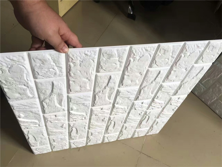 3D Dimensional Wall Panels Interior Brick Decorations PVC Wall Sticker