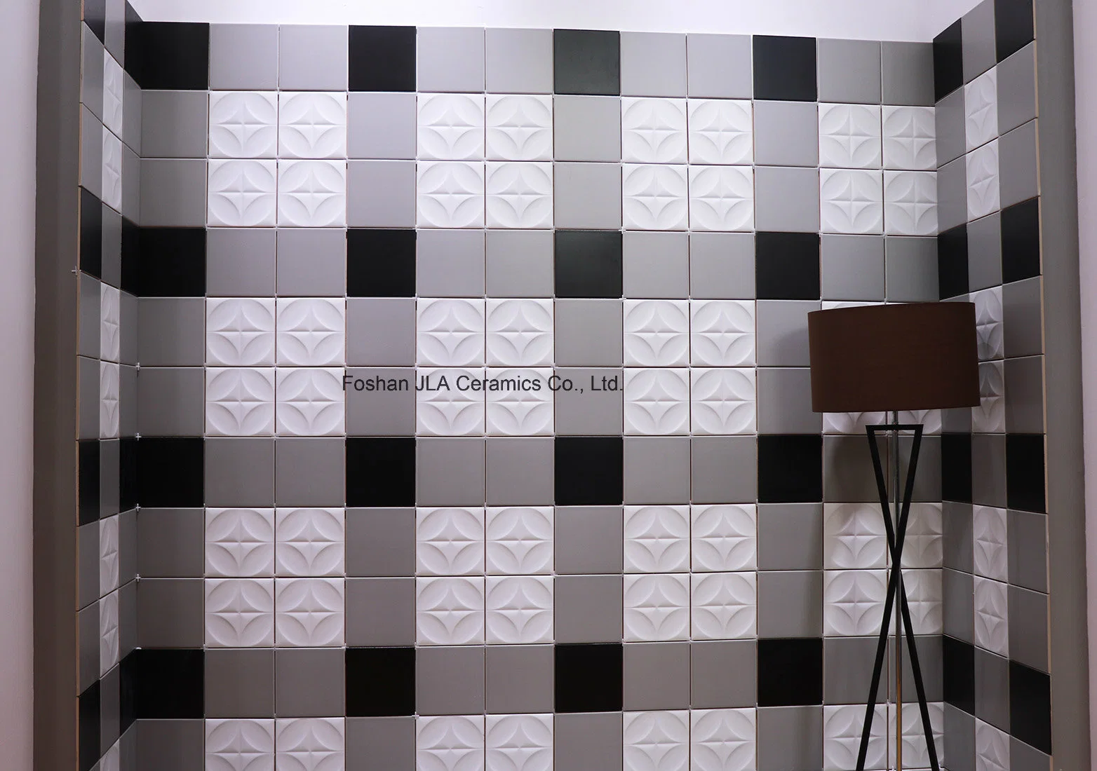 Grey 8X8inch /20X20cm Standard Bathroom Tile Sizes Cotto Floor Tile