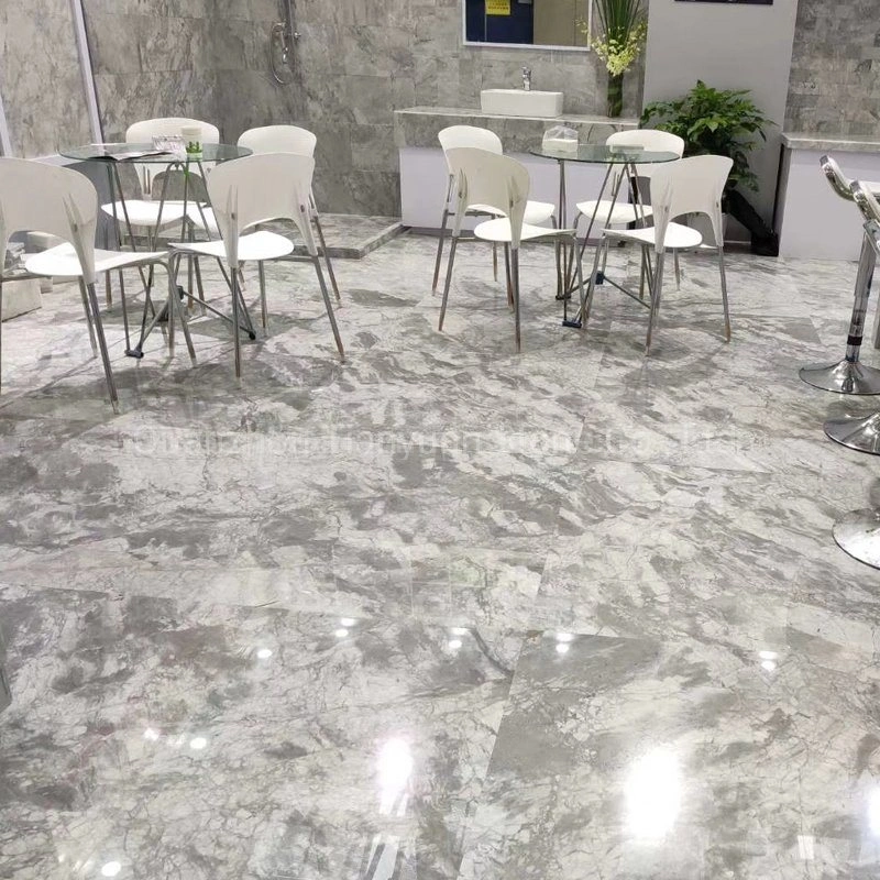 Natural Stone Flooring White Marble Tile for Bathroom Shower Floor and Wall Tile