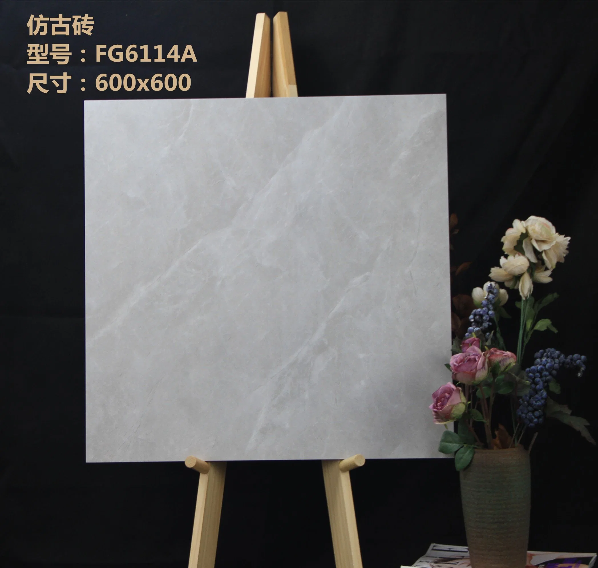 Porcelain Rustic Floor Matt Surface Marble Looking Ceramic Porcelain Tiles