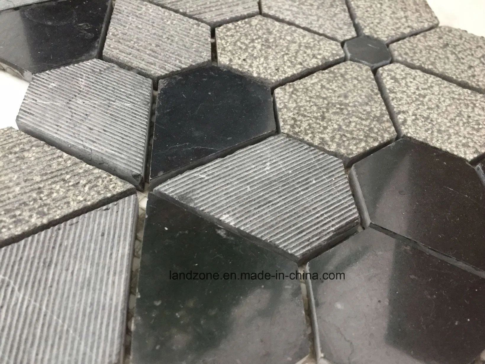 Gray Mix Black Fashion Design for Wall Decoration Mosaic Tile