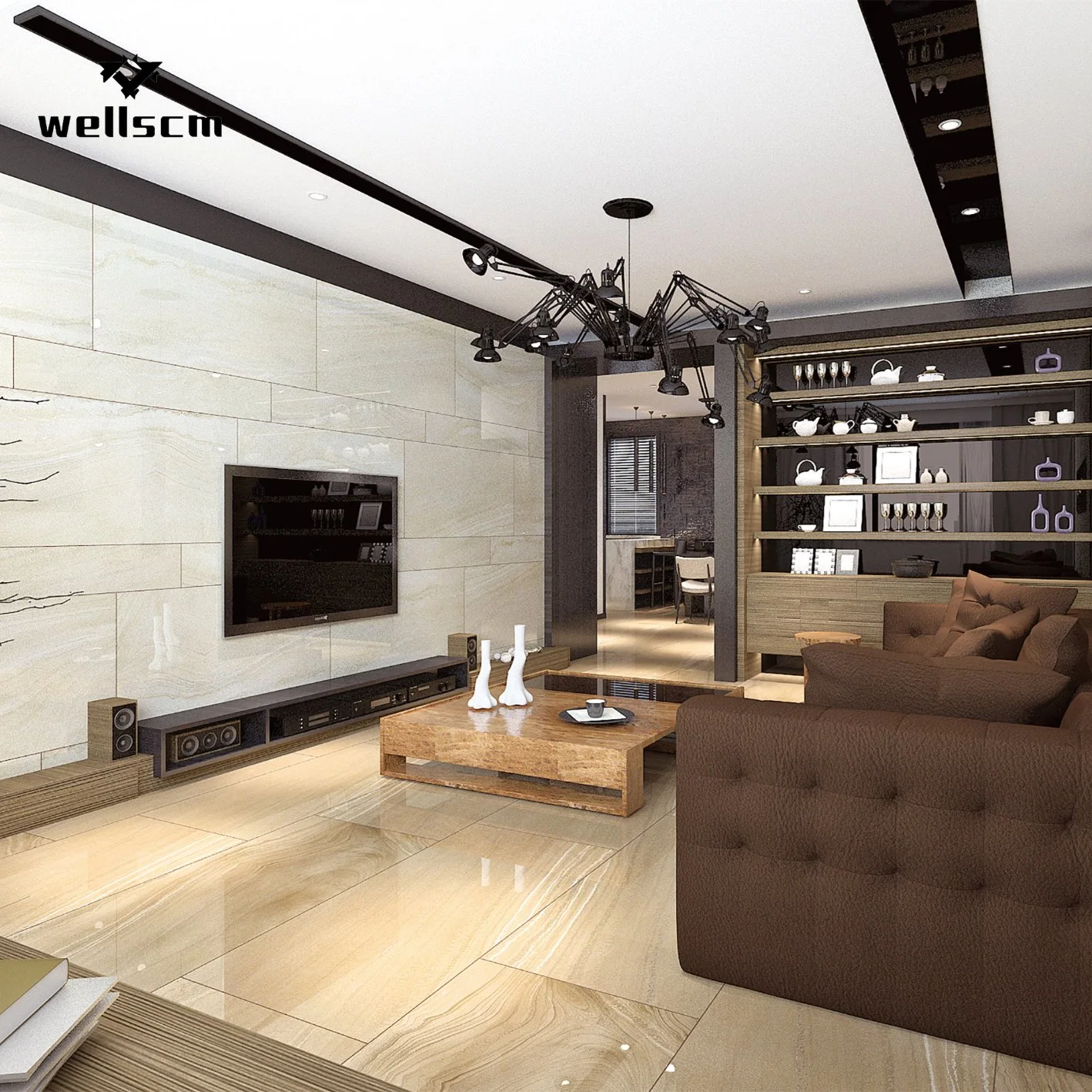 Hot Sale 60X60 Fine Decorative Non-Slip Gres Porcellanato Tile Porcelain Tile