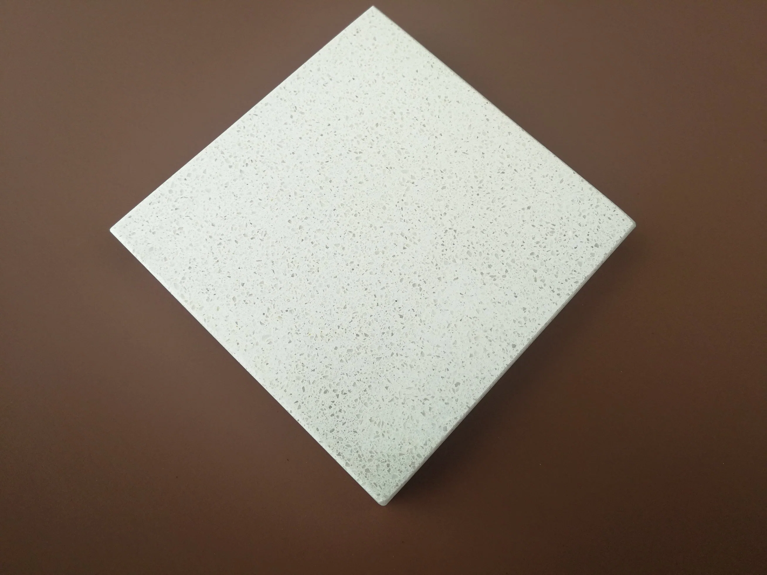 Pure White Artificial Quartz Slab, Artificial Luna White Quartz Stone, Super White Quartz Floor Tiles