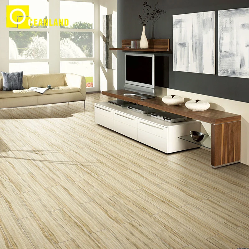 Wood Look Like Glazed Porcelain Villa Floor Ceramic Tile