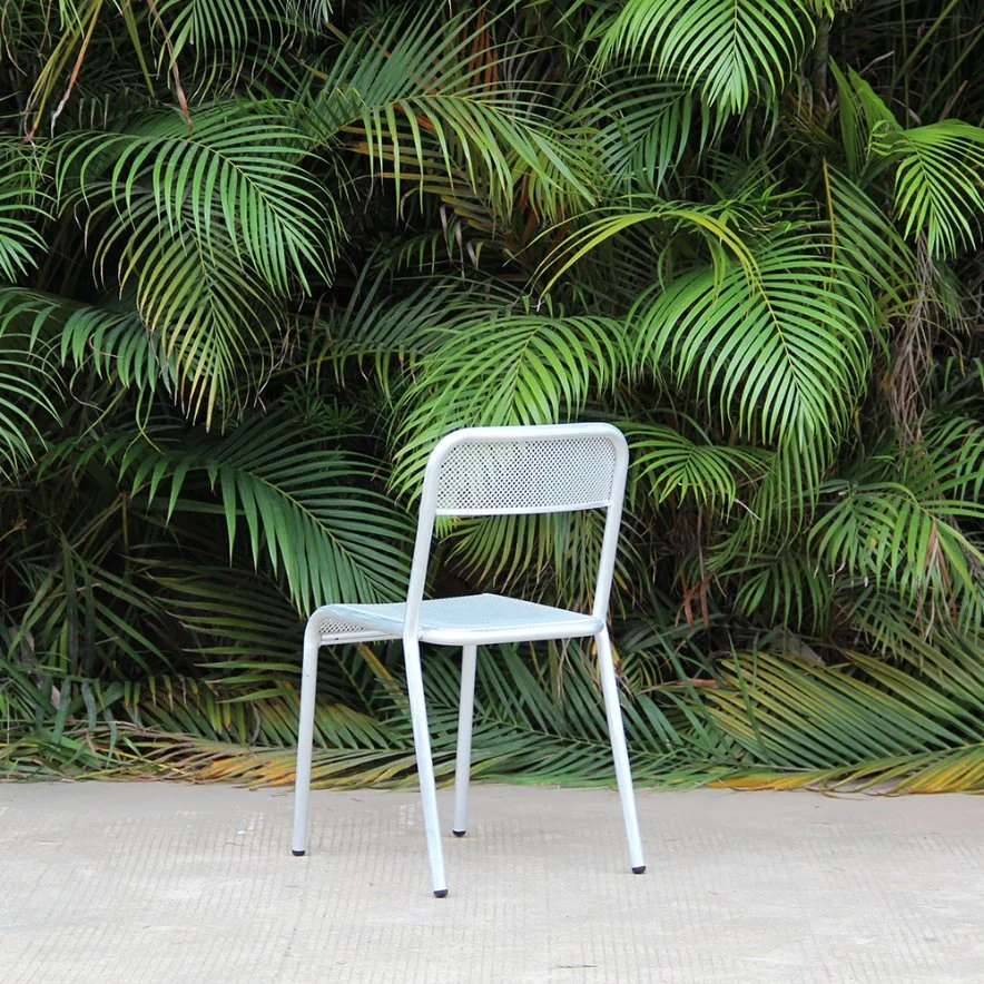 Wholesale Garden Patio Dinning Room Simple Design Aluminum Outdoor Dining Chair