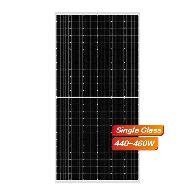 440W 450W 460 Watts Solar Panel EU Stock Black The Roof of The Household Is Tiled