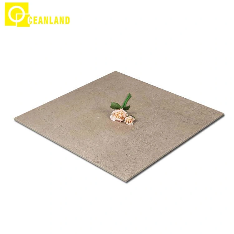 Beige Antibacterial Polished Porcelain Floor Tile for Shopping Mall