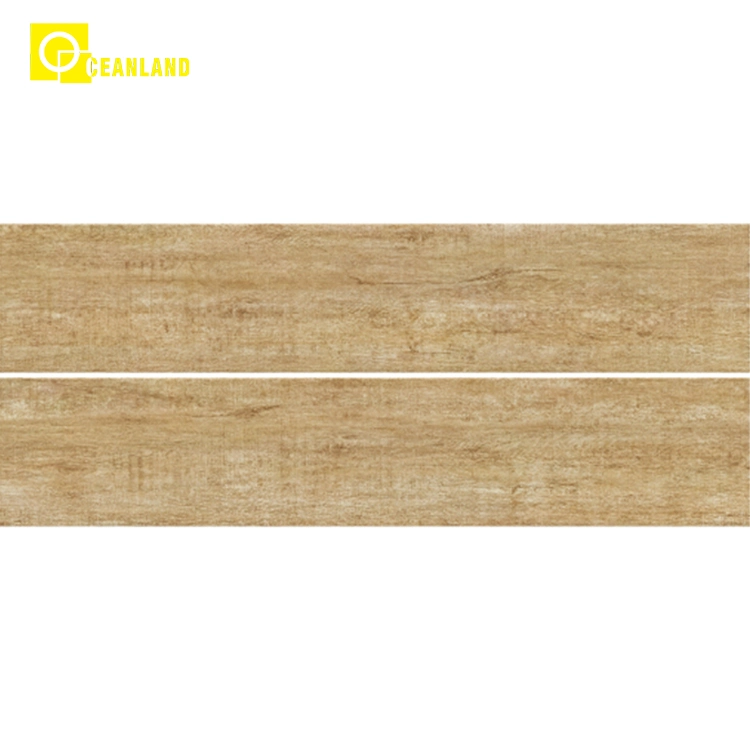 China Factory Wood Color Ceramic Porcelain Floor Tiles