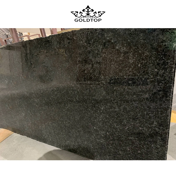 Angola Black Granite Slab Cut to Size Floor Tiles for Interior Exterior Wall Floor