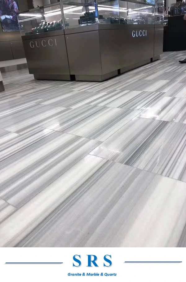China Marmara White Marble Veins Straight White Marble Slab for Flooring Wall Tile Counter Top