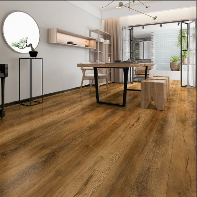 Waterproof Indoor Oak Pisos De Vinilo Vinyl Click Tiles Spc Flooring