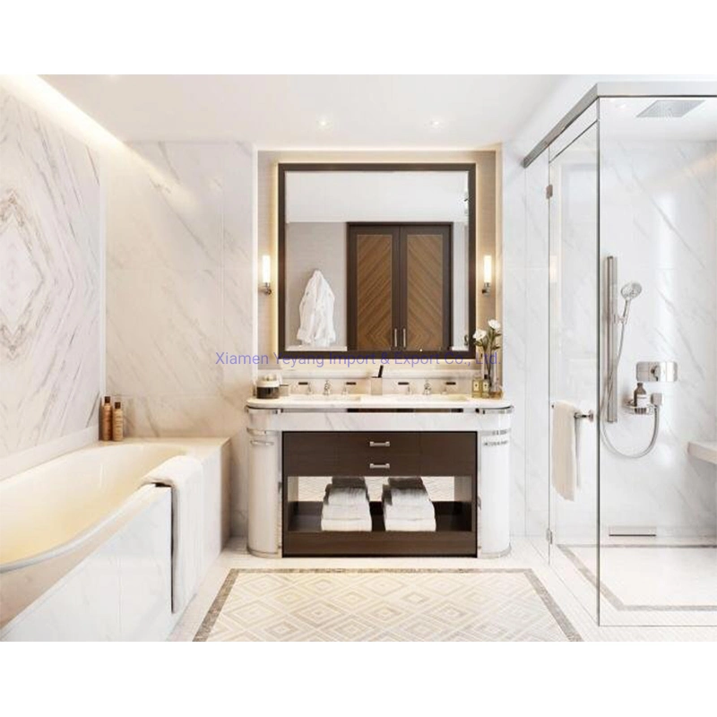 Natural White Stone Slabs/Tiles Marble for Wall/Floor/Fireplace (Ariston White Marble)