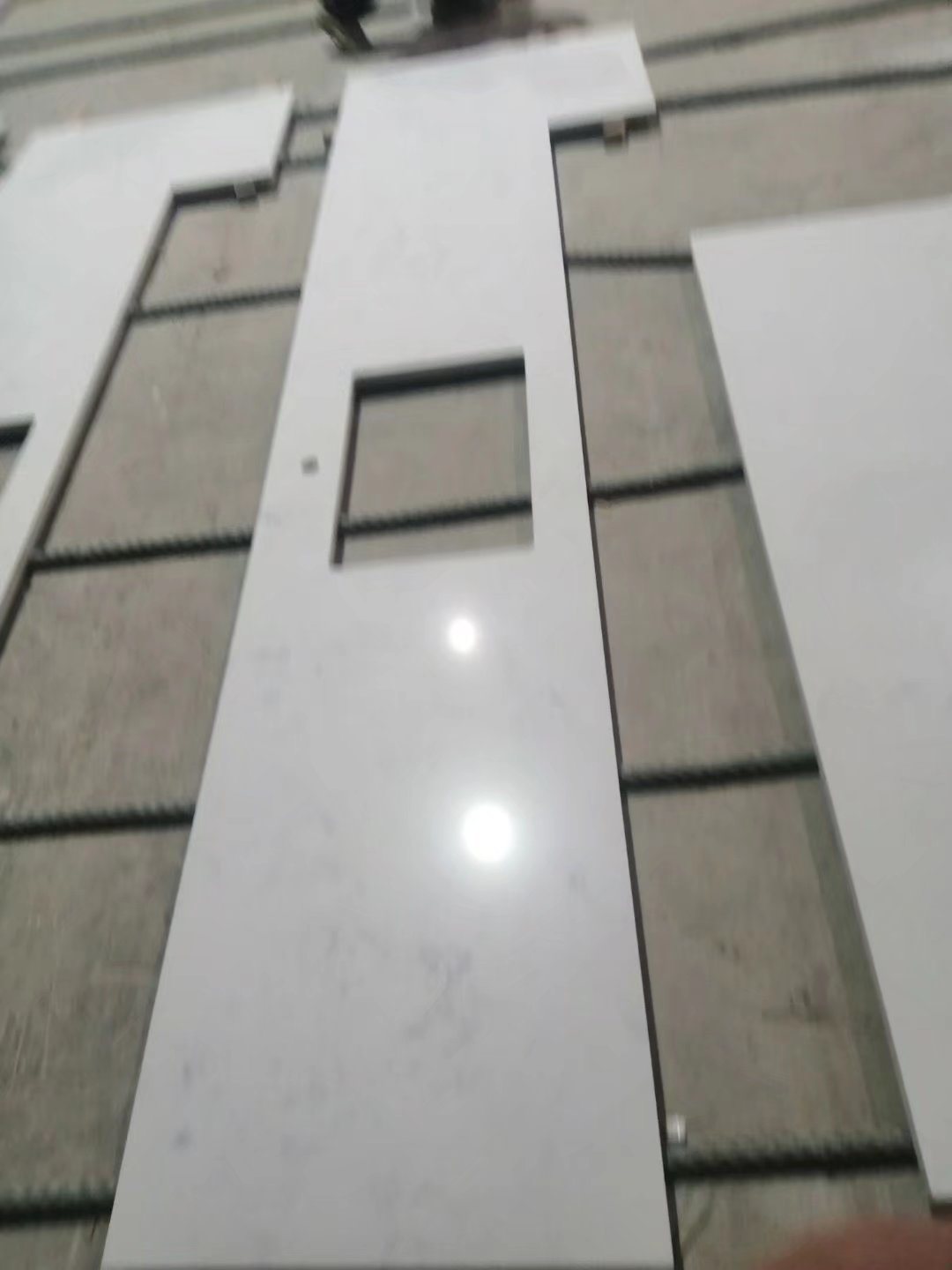 Kitchen Countertop with Sink Quartz Wall Tile Floor Tile Quartz Tile Building Material (221173-221178)