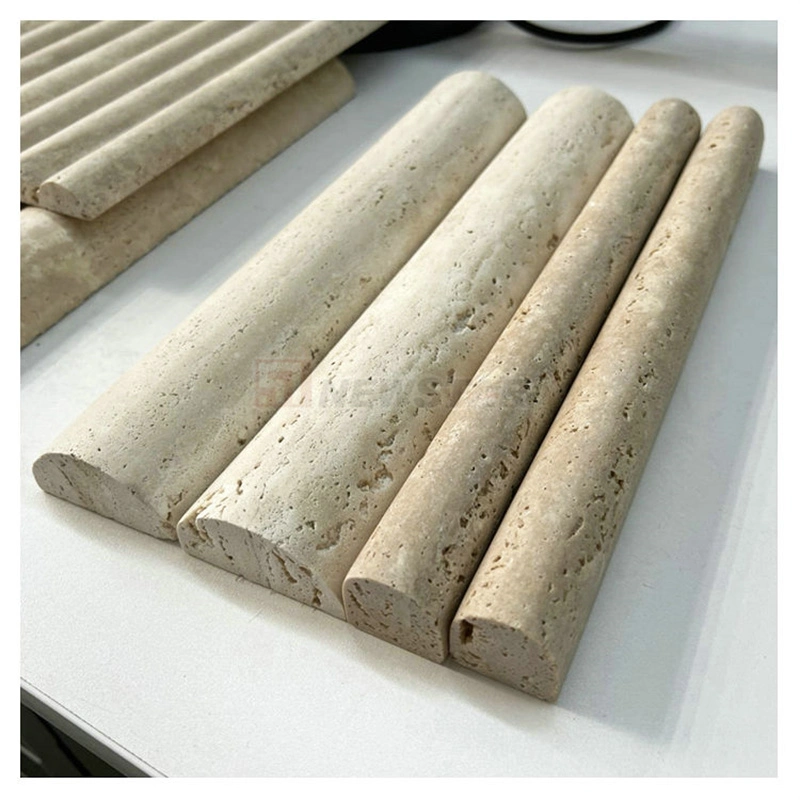 Newstar Modern Mosaic Bathroom Tiles Travertine Fluted Marble Mosaic Tile