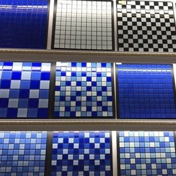 Blue/Crystal Glass Mosaic Tiles Bathroom/Kitchen Wall Swimming Pool New/Design Mosaic
