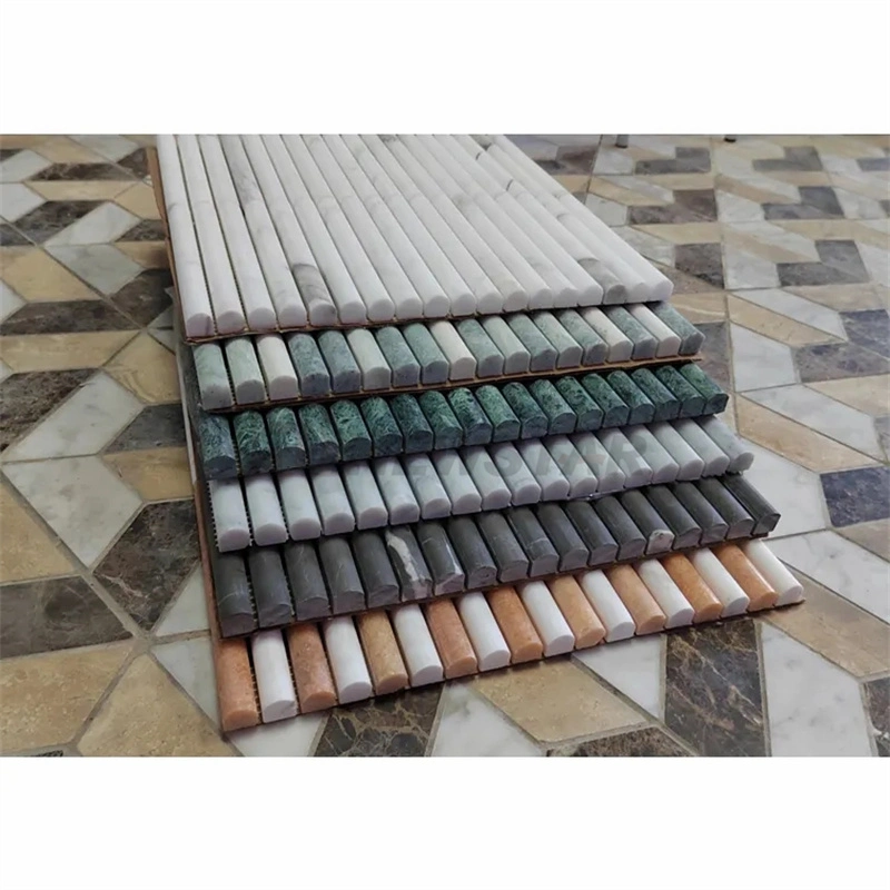 Curve Fluted Marble Tiles Stone Background Wall Mosaic Fluted Tile Fluted Wall Tiles
