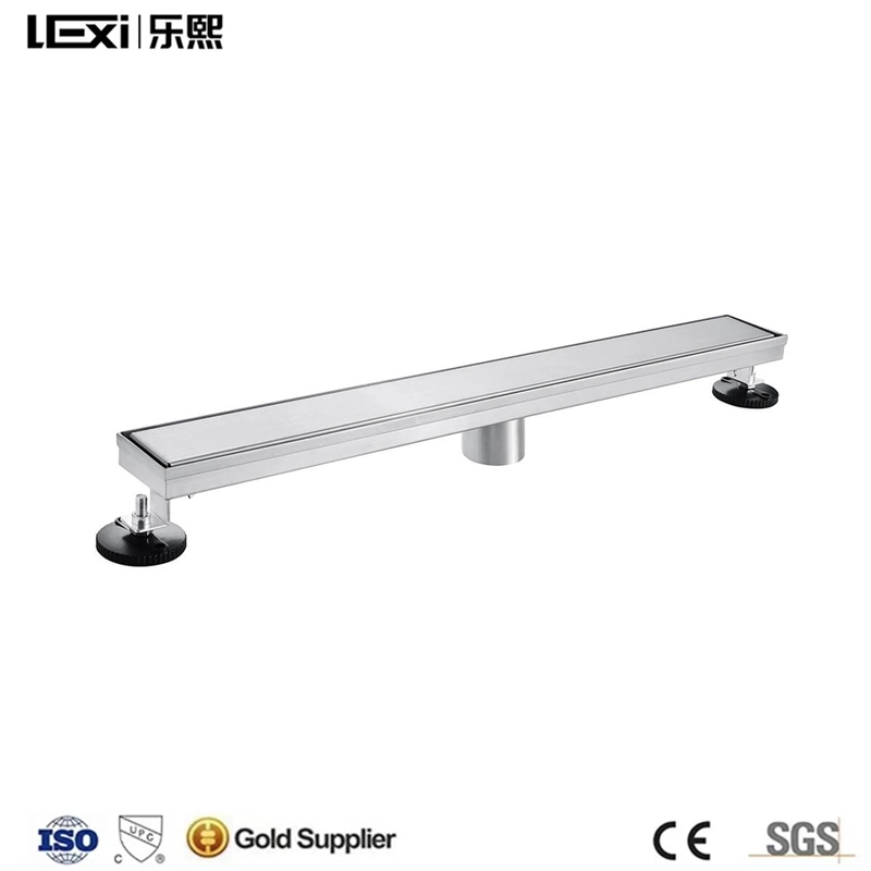 Bathroom Channel Tile Invisible Stainless Steel Linear Shower Floor Drain