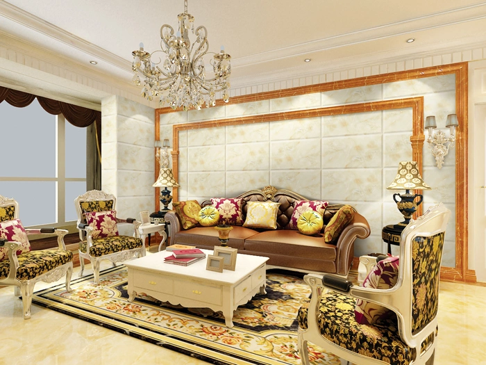 300X600mm/400X800mm Dining Room Ceramic Vitrified Wall Tiles From China
