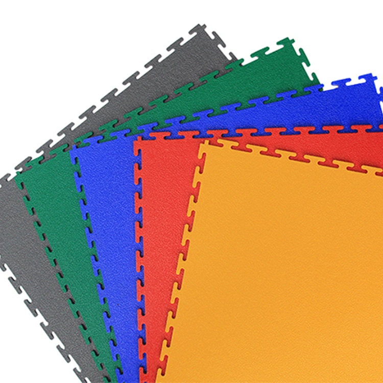 PP Indoor Interlocking Plastic Floor Tiles for Repair Workshop/Removable Plastic Interlocking Warehouse Floor Mats