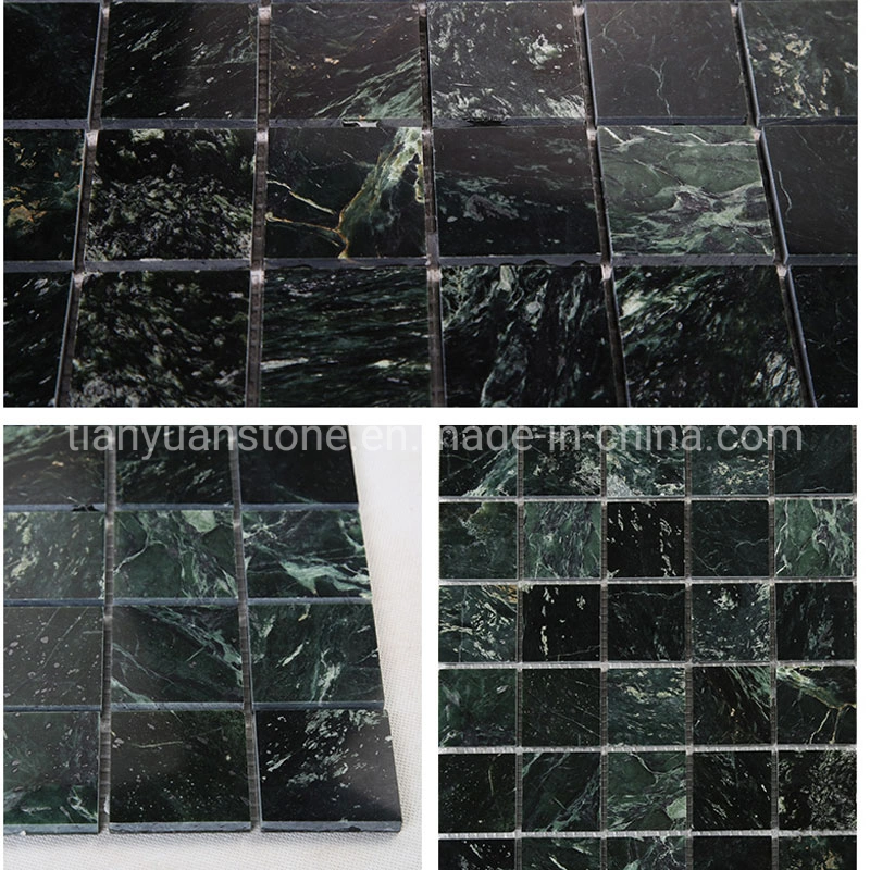 White/Green Marble Mosaic for Wall Tile and Floor Tile