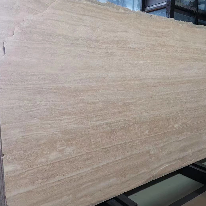 Travertine Roman Polished Beige Ivory Tile Flooring Stone Cheap Turkish Marble Travertine Tile Natural Stone Travertine