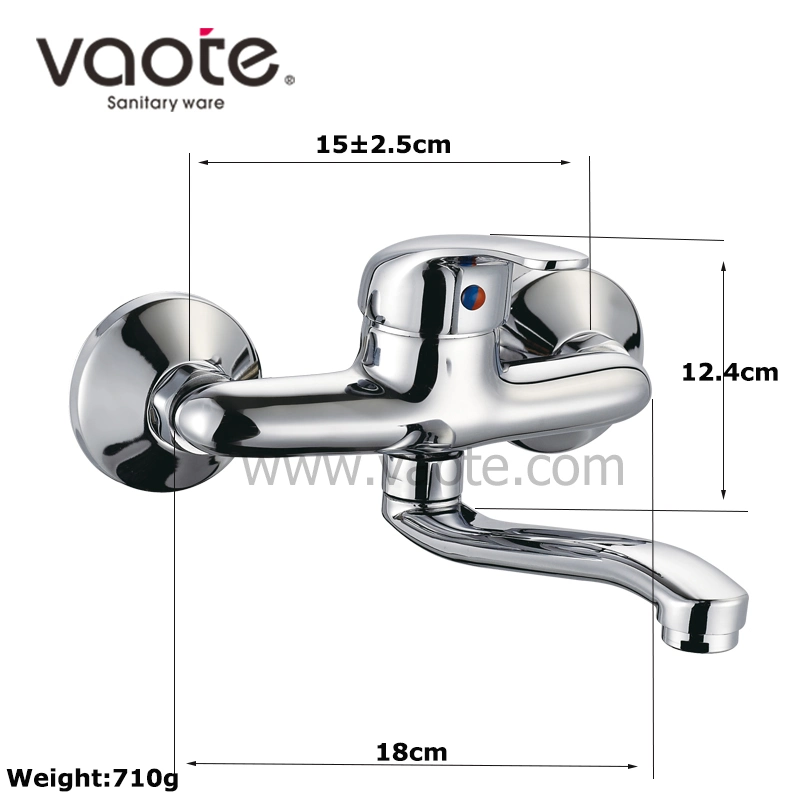Wall Mounted Bath Shower Mixer Tap Hot and Cold Bath Shower Mixer Bath Taps (VT10502)