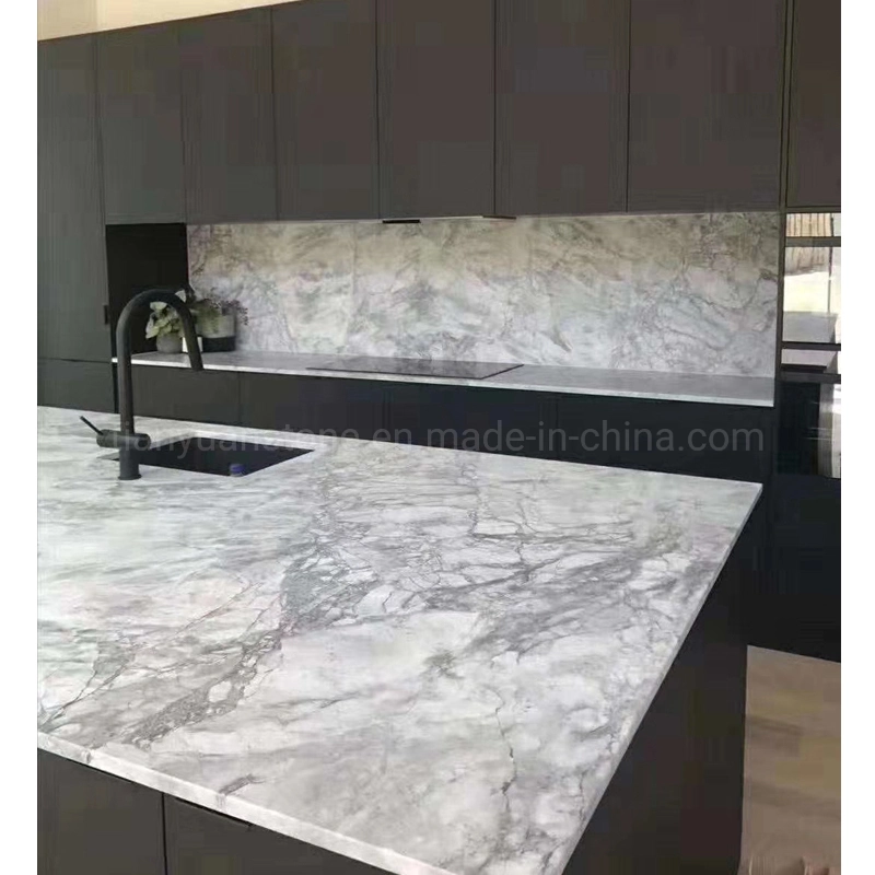 Natural Stone Flooring White Marble Tile for Bathroom Shower Floor and Wall Tile