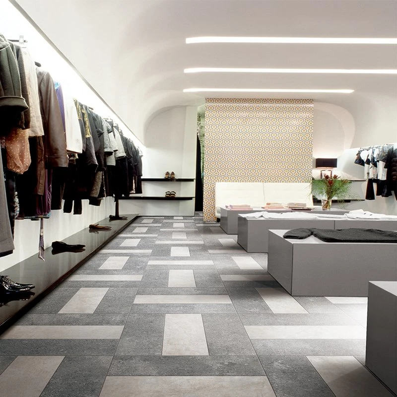 Foshan Supplier Grey Concrete Pattern Flooring Tiles 80X80