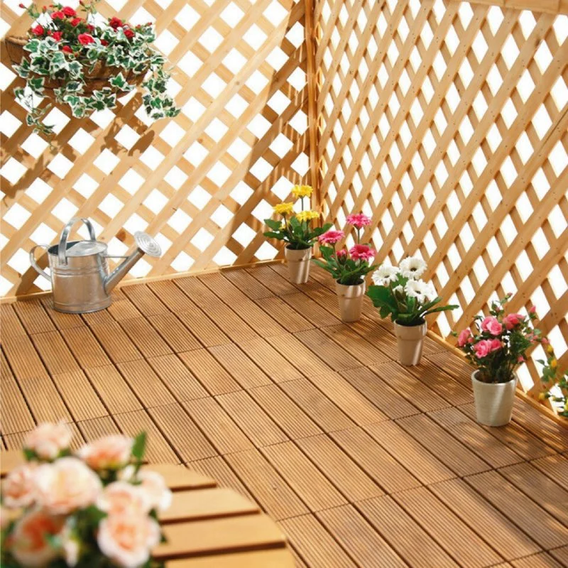 1 Kg/ PC European Bammax Wood Plastic Composite 300X300mm China Decking Tiles