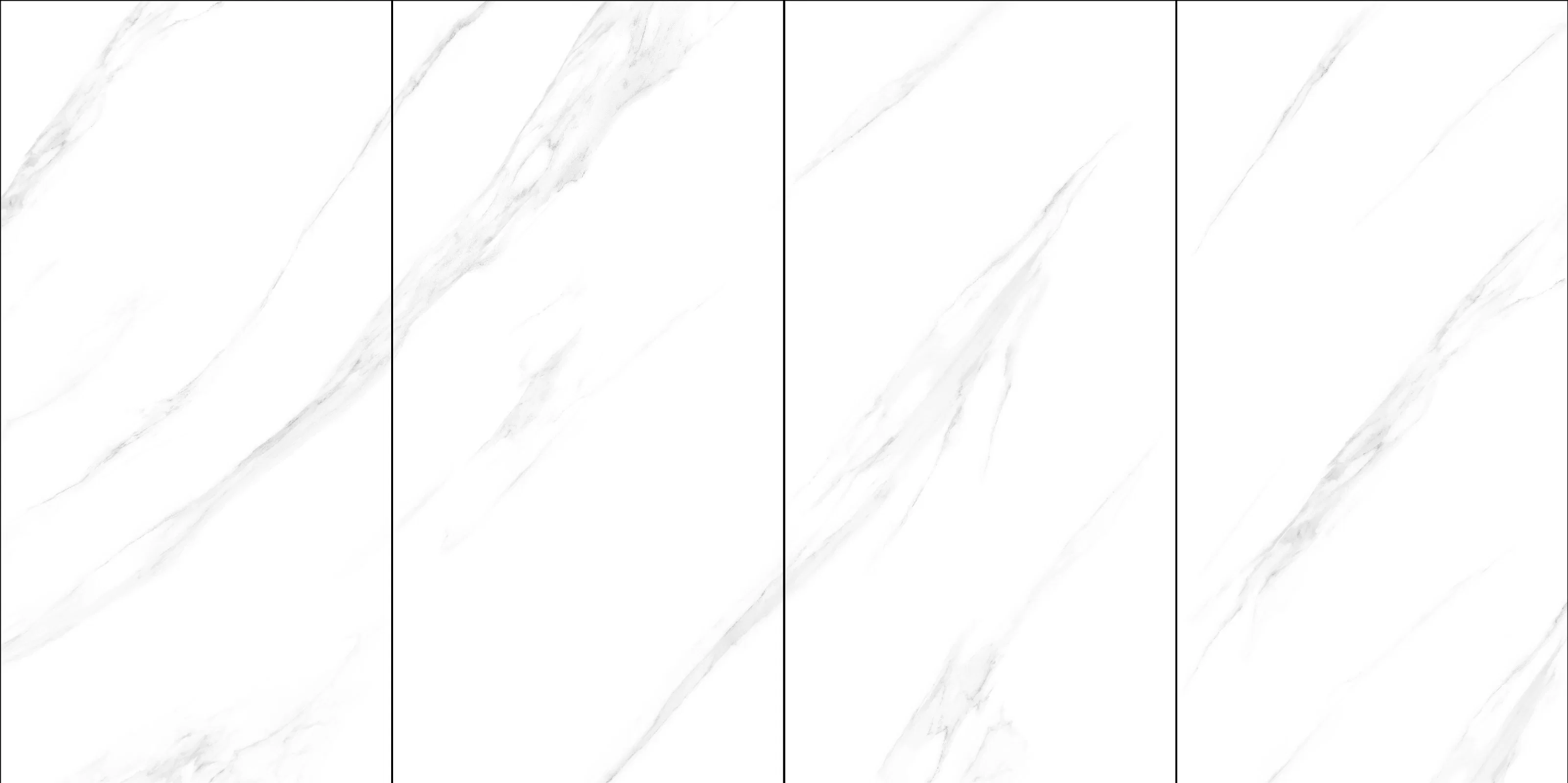 60X120 White Marble Porcelain Living Room Glazed Porcelain Floor Wall Tiles