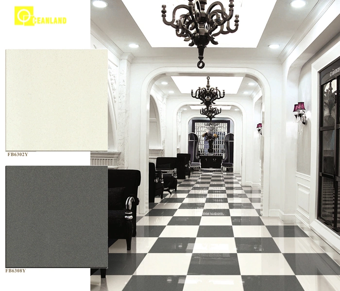 24X24 White Full Body Polished Porcelain Floor Tile in China