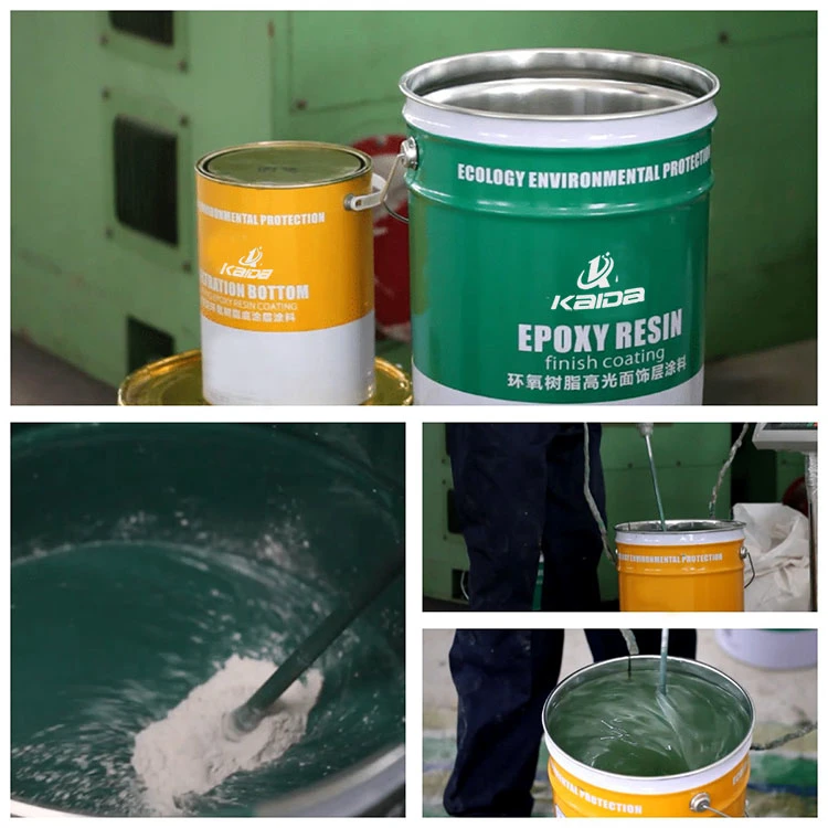 Polyurethane Resin Floor Waterborne Epoxy Finish Coat Basement Concrete Epoxy Coating Floor Paint