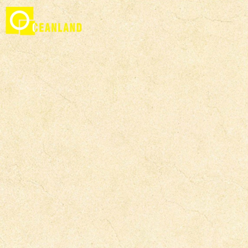 600X600 Foshan Yellow Polished Porcelain Interior Floor Tile