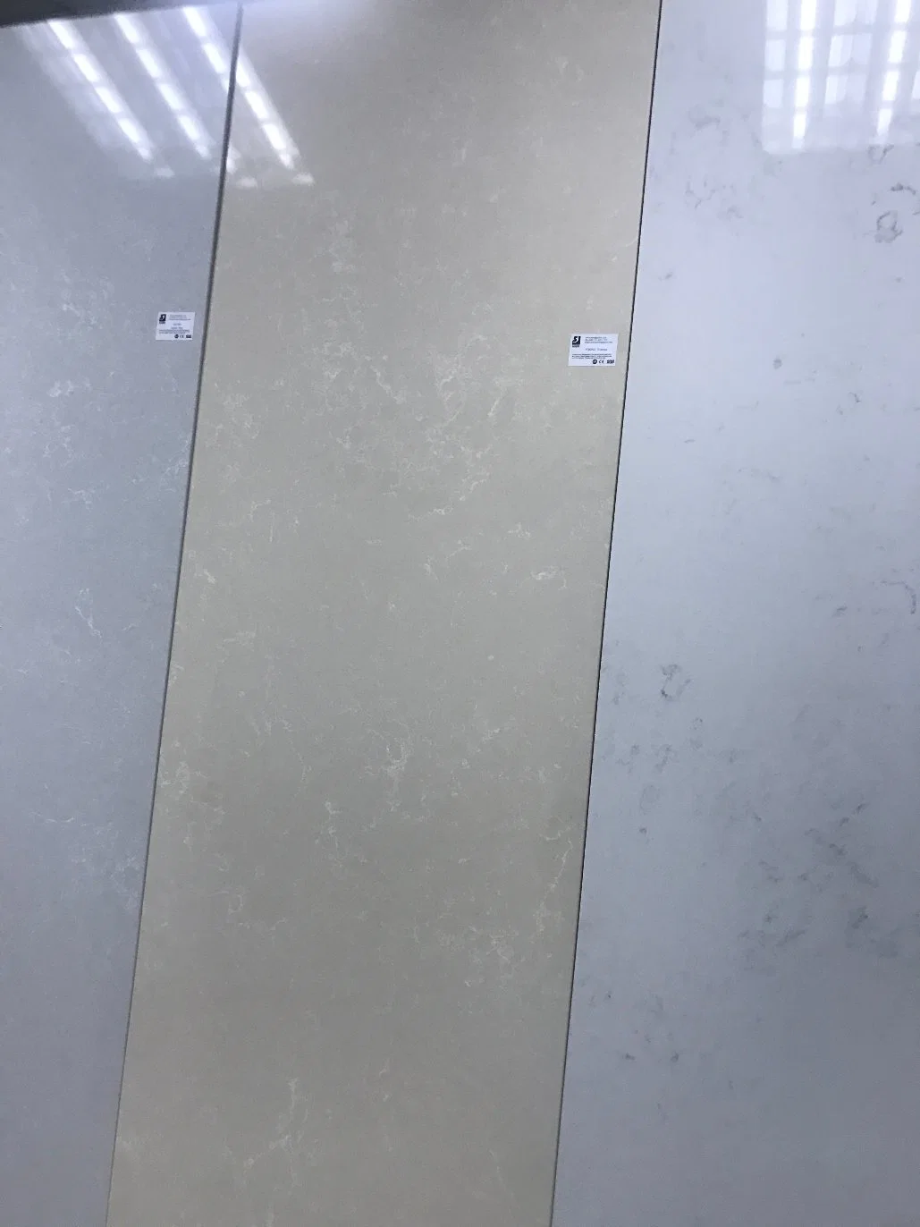 Beige Classic Artificial Stone Floor Tiles Bathroom Wall Tiles Quartz Stone