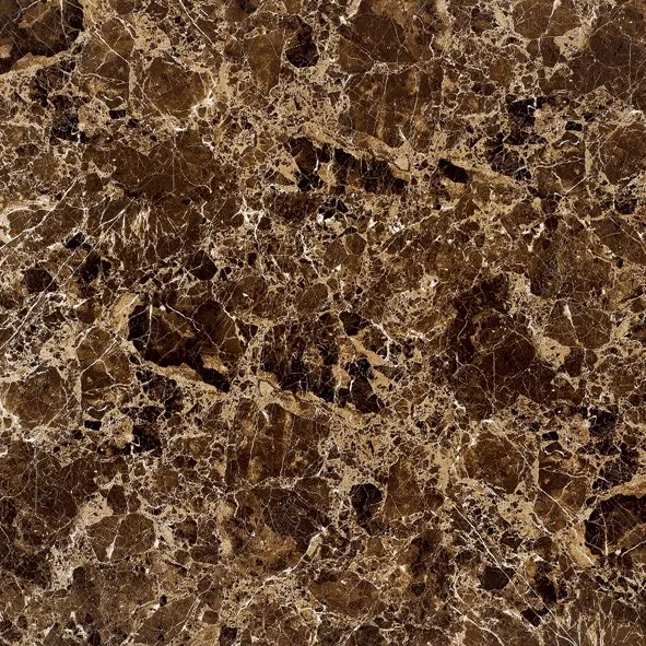 Light Emperador Full Glazed Polished Porcelain Tiles 60X60 80X80 Cm High Glossy Floor Tiles