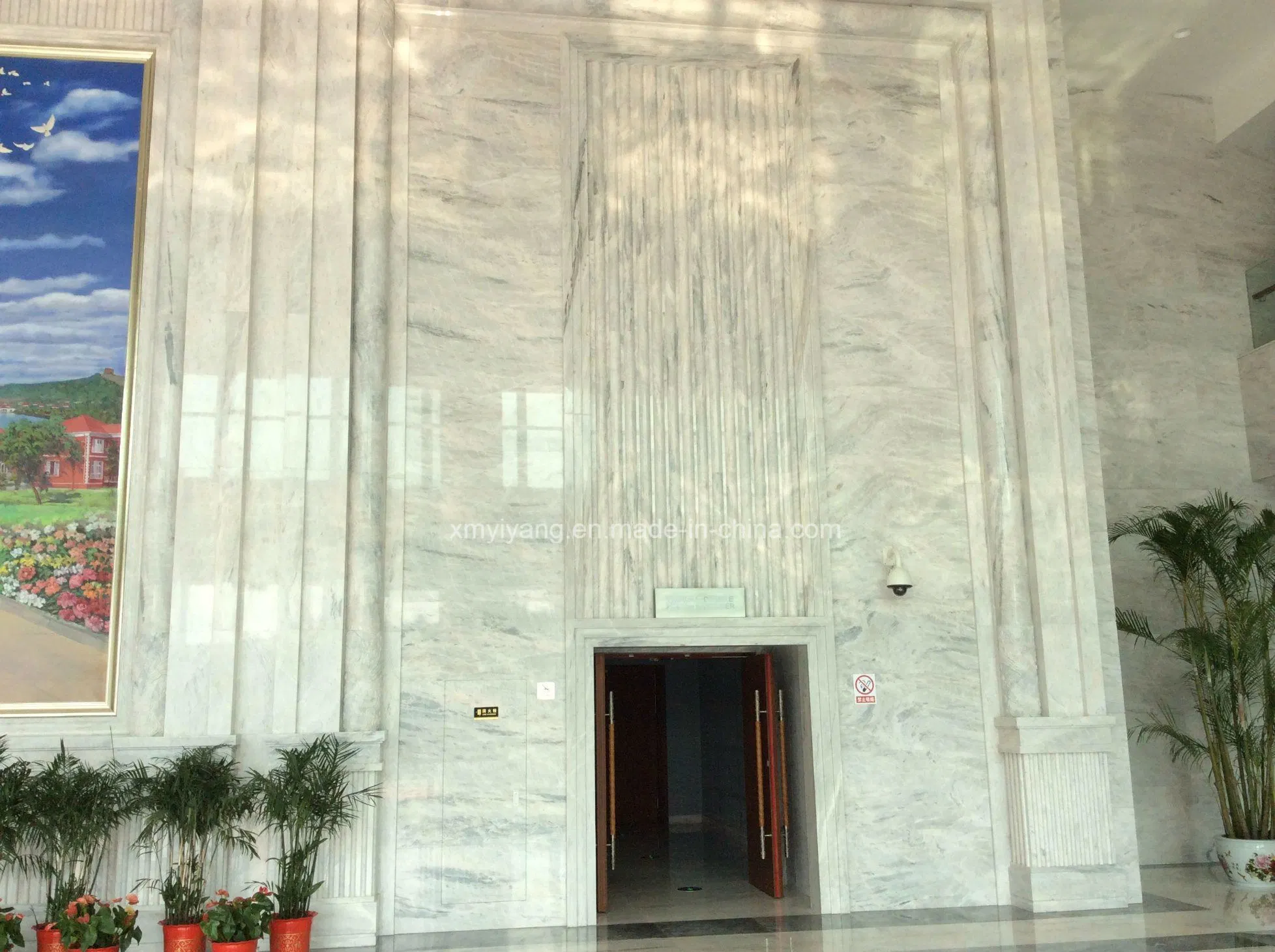 Grey/White Marble for Kitchen/Bathroom Wall/Floor Tile Polished Marble Slab