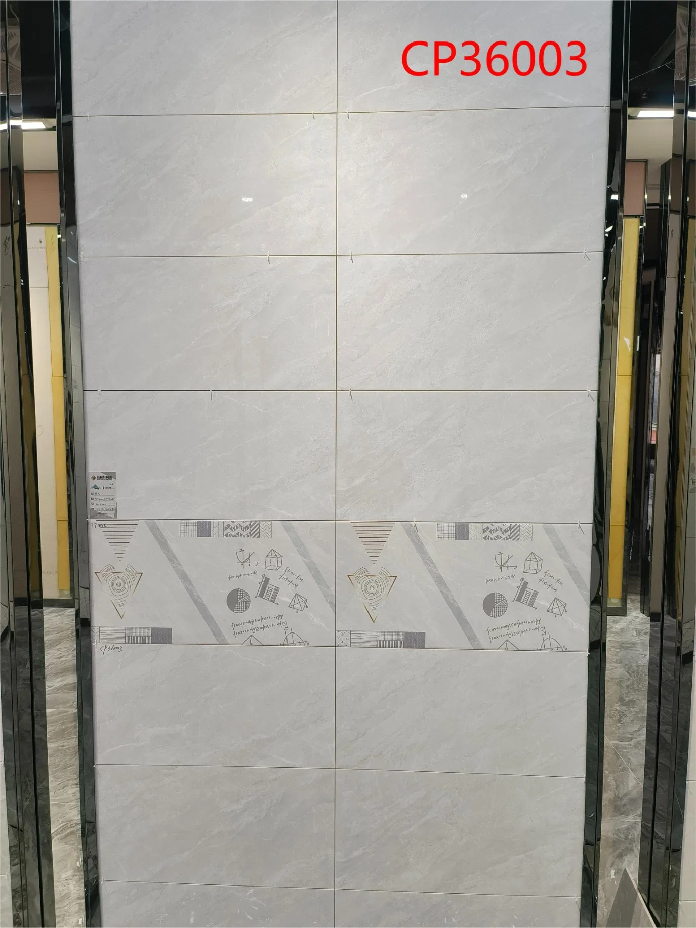 300X600 Indoor Bathroom Ceramic Wall Tile White Glossy Surfaced Porcelain Tiles