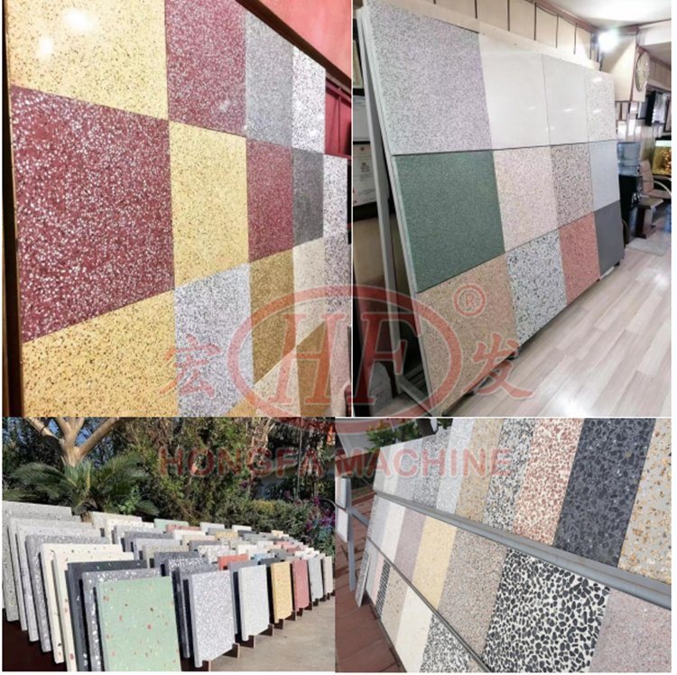 Terrazzo Concrete Floor Paving Brick Tile Making Machine Production Line Concrete Ceramic Paver Floor Tile Machine