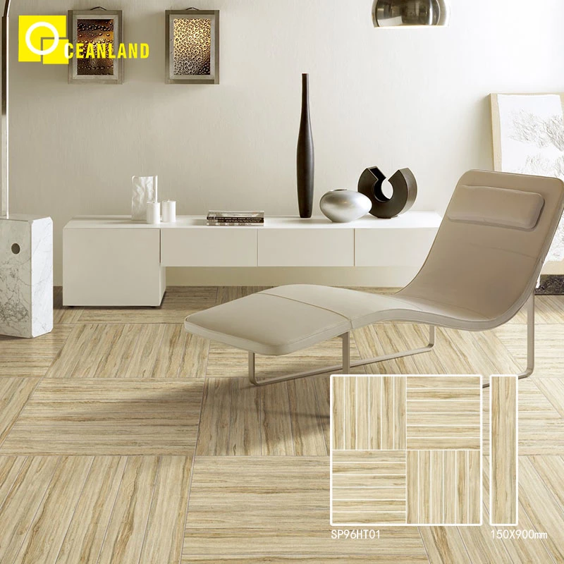 2023 American Country Style Wood Look Glazed Porcelain Tile