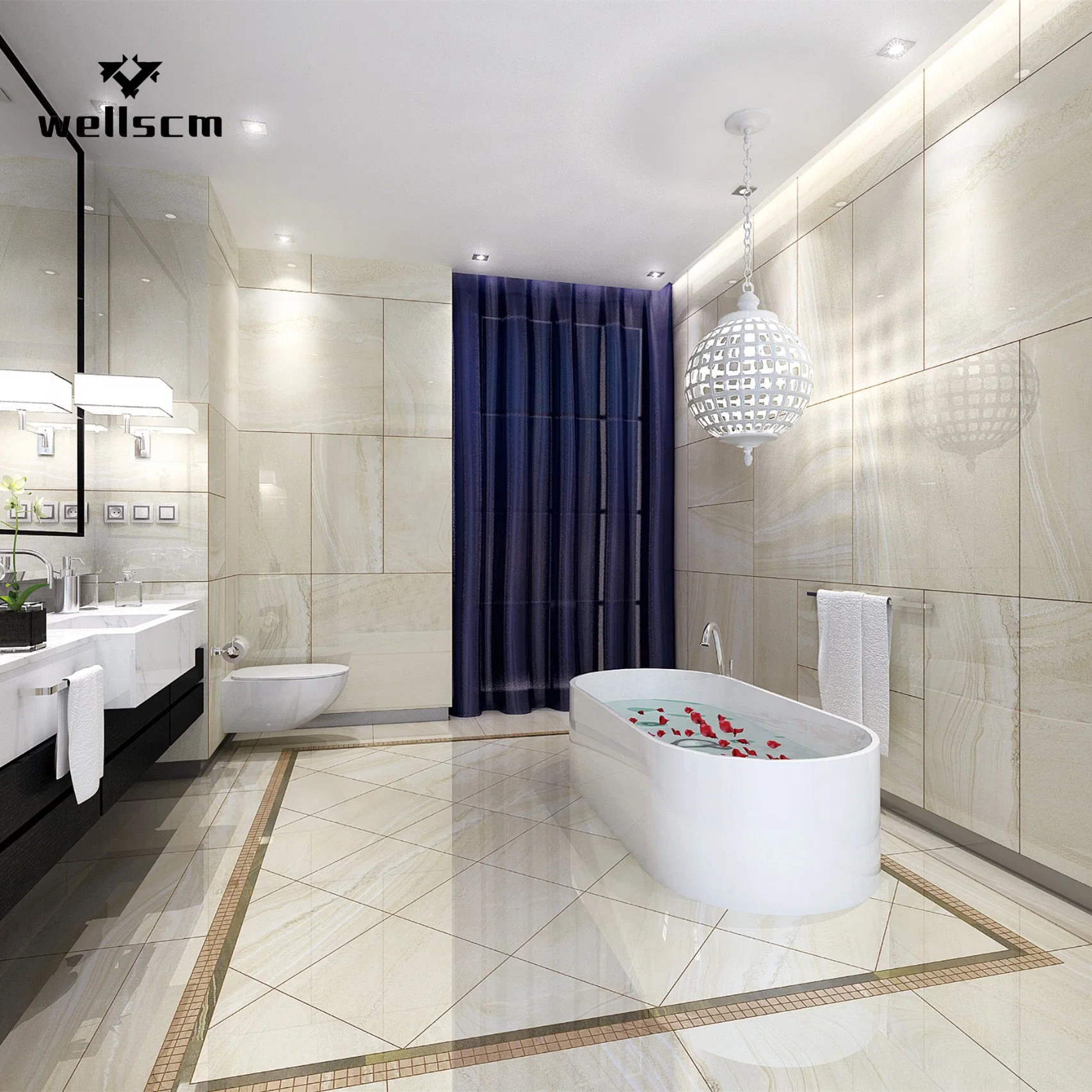 Hot Sale 60X60 Fine Decorative Non-Slip Gres Porcellanato Tile Porcelain Tile