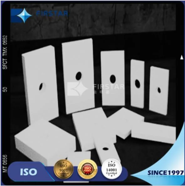 High Alumina Wear Resistant Tiles/Weldable Tiles /Weld on Tiles Used in Mining /Port /Cement etc.
