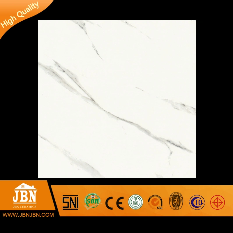 Glazed Calacatta White Marble Look Porcelain Full Body 600X600 300X600 Floor Tiles (JM63325D)