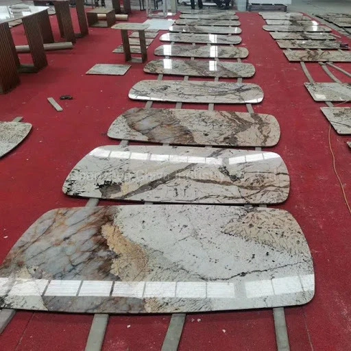 Patagonia/ Pandora Luxury Marble Wall/Tiles Villa Kitchen Prefab Countertop Island Top