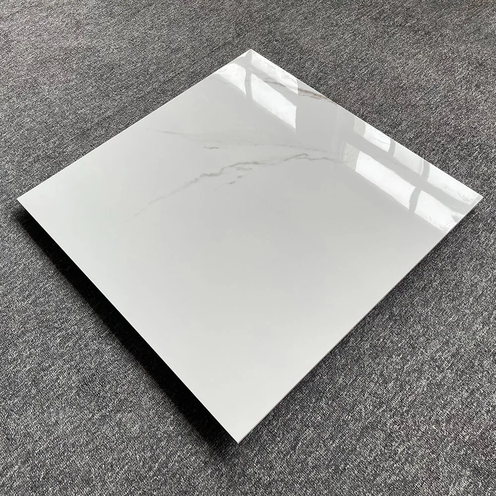 Kewent Living Room 60X60 White Ceramic Tiles Polished Porcelain Floor Tile 600X600