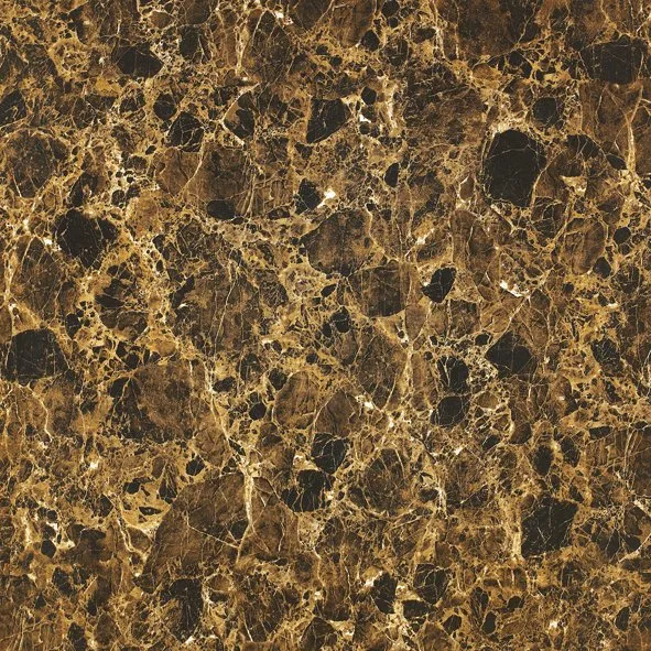 Light Emperador Full Glazed Polished Porcelain Tiles 60X60 80X80 Cm High Glossy Floor Tiles