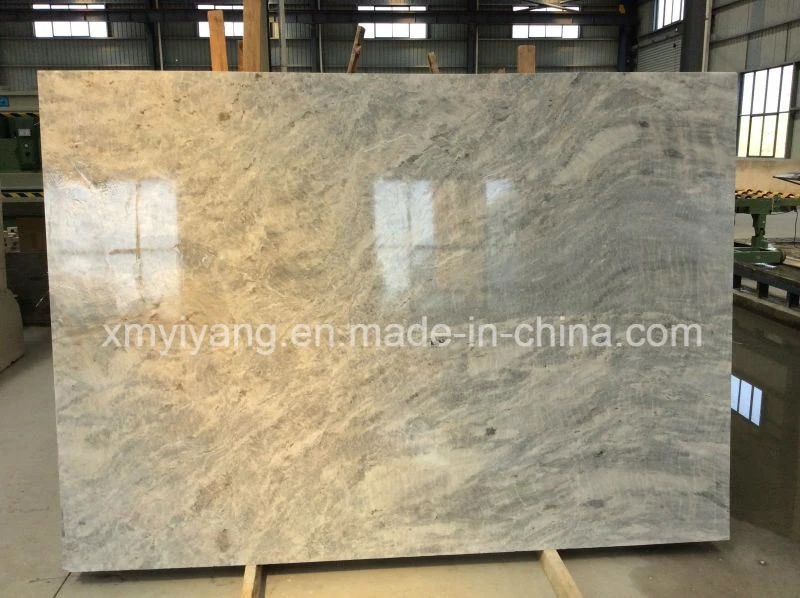 Grey/White Marble for Kitchen/Bathroom Wall/Floor Tile Polished Marble Slab