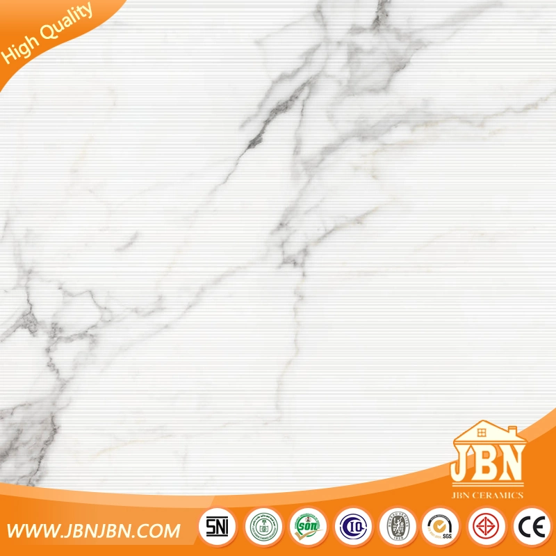1 Tile 4 Faces Soft Polished Calacatta White Wall Floor Porcelain Tiles (JM63787M)