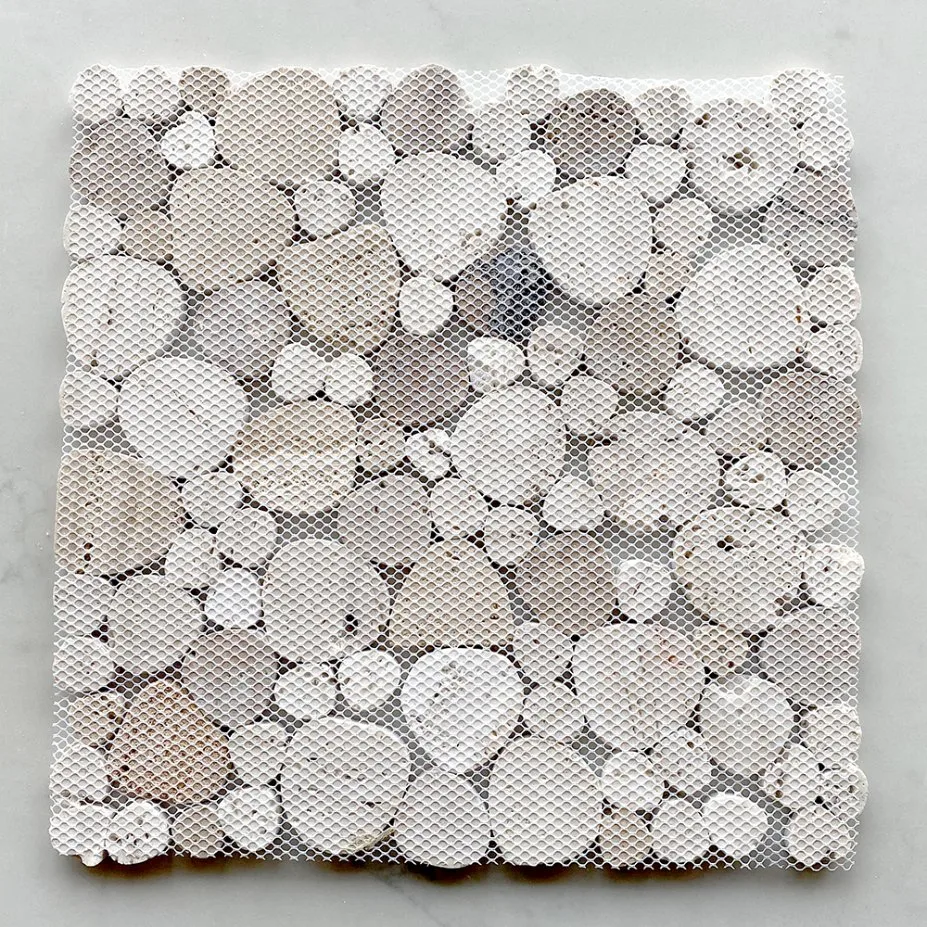 Natural Stone Irregular Design Pebble Mosaic Tile Wall Floor Cobble Stone Mosaic