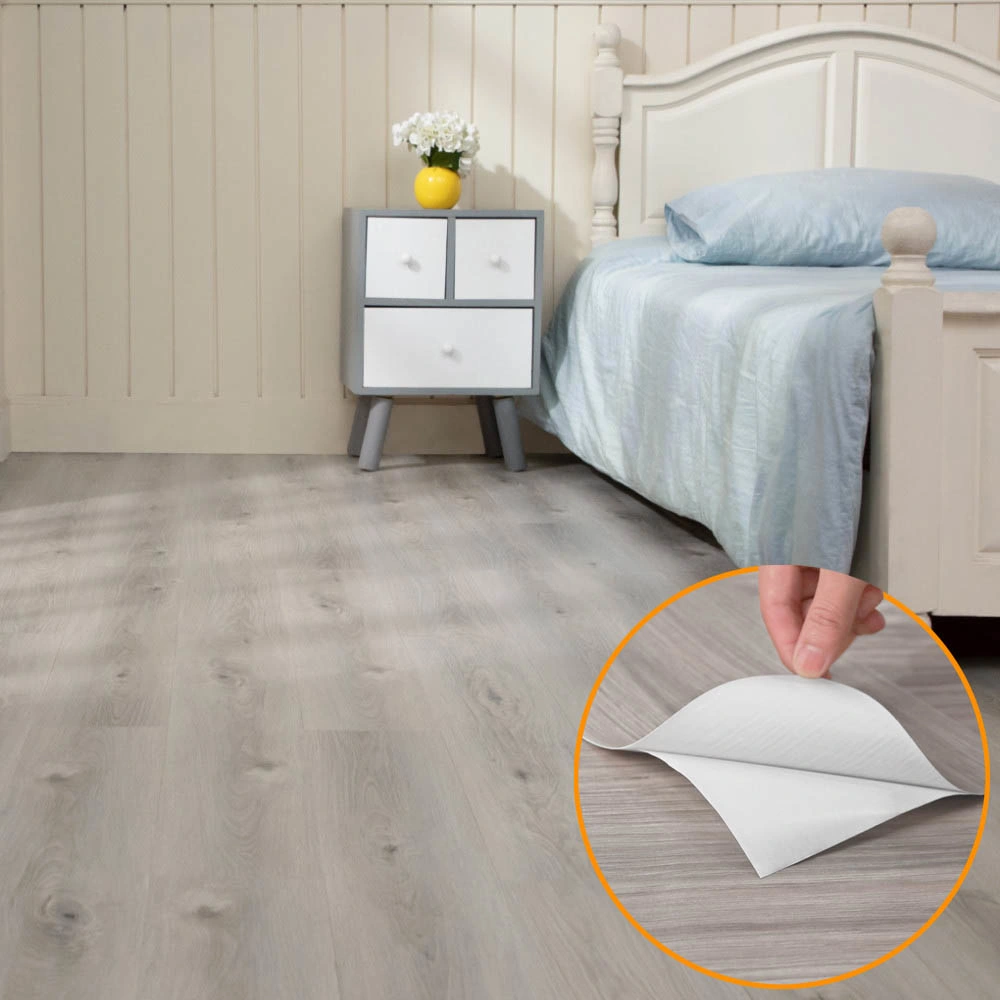 Vinyl Wall Decoration Self Adhesive Bathroom Tile Wall Paper Wall Panel PVC Floor Tile