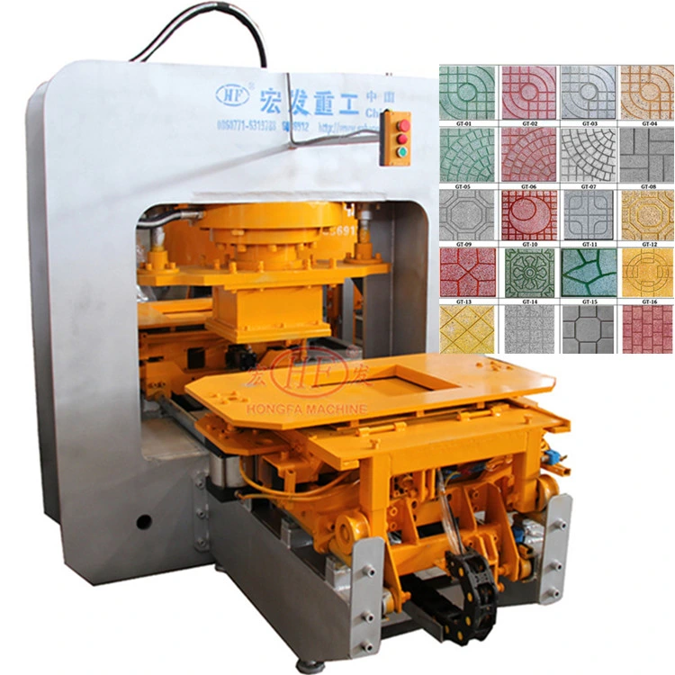 Hongfa Tile Machinery Ceramic Tiles Making Plant Machine Terrazzo Tile Low Investment Machine